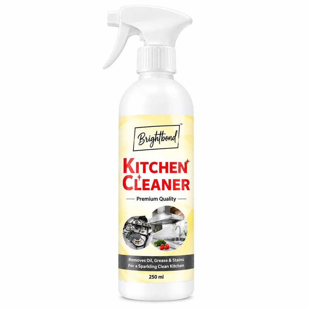 Kitchen Cleaner Spray – Powerful Grease, Oil & Stain Remover for Gas Stoves, Sinks, Tiles & Countertops