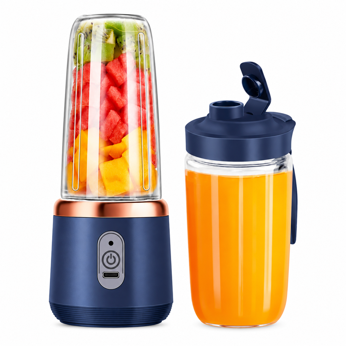 Portable Rechargeable Blender – Mini Personal Smoothie Maker