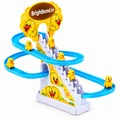 Brightbond Kids Duck Family Spiral Slide Toy – Interactive Multi-Level Track with Cute Duck Figures, Colorful Educational Playset for Children